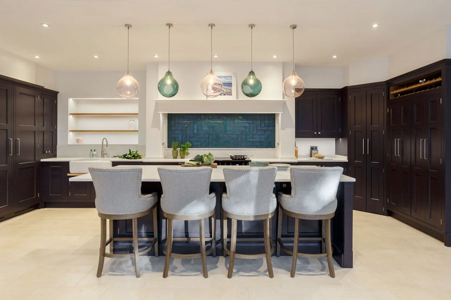 Statement kitchen lighting